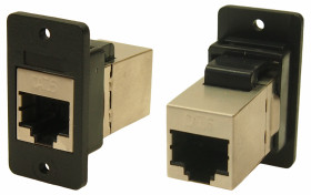 Złącze RJ45 Żeński Złącze RJ45 Montaż na panelu Cat6 RS PRO, 8P8C-żyłowe