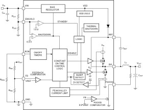 Automotive 6-V to 100-V input, 0.5-A synchronous buck DC/DC converter with ultra-low IQ
