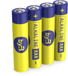 Alkali manganese-battery, 1.5 V, LR03, AAA, round cell, BYB-6-30A2004