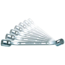 Stahlwille FLEXI 29/7 96430101 Double-Ended Flexi Joint Spanner Set 8 - 22 mm