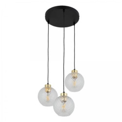 Lampa wisząca DEVON 3 - punktowa Transparentny 4586 TK Lighting