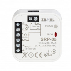 Sterownik rolet uniwersalny dopuszkowy przewodowy SRP-05/12-24V
