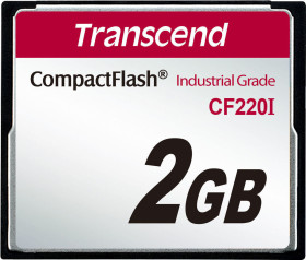 Karta pamięci flash CompactFlash, 2 GB, Transcend Tak CF220I SLC