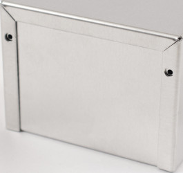 Aluminum enclosure, (L x W x H) 102 x 56 x 76 mm, natural, IP32, 1411FU