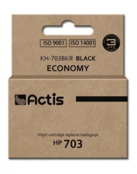 Tusz ACTIS KH-703BKR (zamiennik HP 703 CD887AE Standard 15 ml czarny)