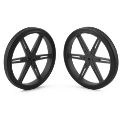 Pololu Wheel 80x10mm Pair - Black