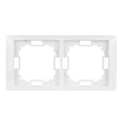Ramka podwójna biała BMRC2/11 Kontakt-Simon Basic Neos