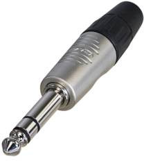 Rean AV RP3C Złącze męskie jack 6,35 mm złącze męskie Ilość styków: 3 1 szt.