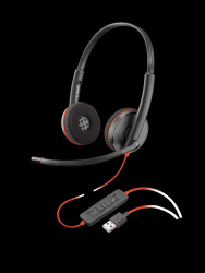 209745-201 Headset, USB, stereo, Blackwire 3220