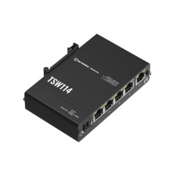 Switch 5x RJ45 1000Mb/s, szyna DIN Teltonika TSW114