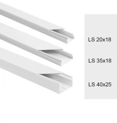 Listwa elektroinstalacyjna (korytko kablowe) 35x18mm bezhalogenowa LSHF LSOH HF 1kpl=20mb