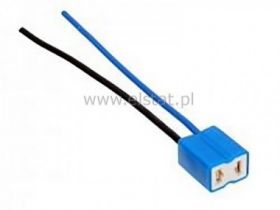 Oprawka żarówki H7 ceramik kabel 10cm; 2szt prosta