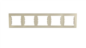 Sedna Ramka Pięciokrotna Kremowa Pozioma Sdn5800923