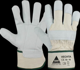 290950 Work gloves, leather, Vechta, size 8