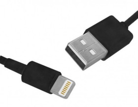 KABEL IPHONE 8PIN 1M CZARNY