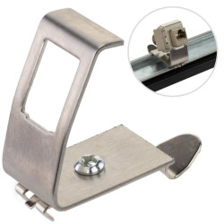 Adapter montażowy 1x keyst. na TH35 metal Alantec