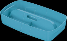 52660061 Storage box, small, with handle, blue