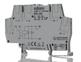 Przekaźnik z interfejsem 24V dc WAGO SPDT 250V ac 5A Szyna DIN Zacisk klatkowy