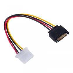 Adapter z kablem Akyga AK-CA-11 SATA (m) / Molex (f) 15cm