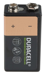 Akumulatorek 9 V, 170mAh, Duracell