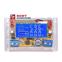 Przetwornica DC/DC 0-16,5 3A DOW zasil.MP2307,Uwe:5-23V w obudowie z wyś.