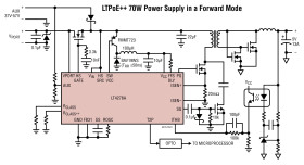 LTPoE++/PoE+/PoE PD Forward/Flyback Controller