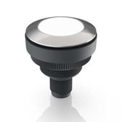 Kontrolka 20 → 28V dc, biała 30.3mm LED Pierścień gwintowany RAFI