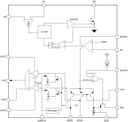 85-VOUT boost converter with current mirror and sample and hold
