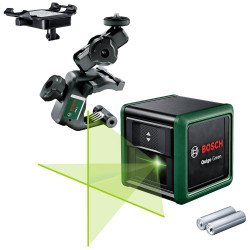 Bosch 0603663C02 Quigo Green Cross Line Laser 12m Range Easy Handling