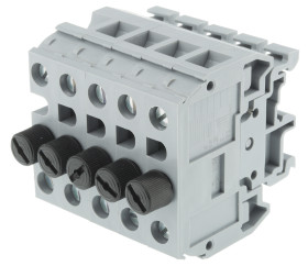 Złączka szynowa bezpiecznikowa EntrelecŚruba MB raster: 12mm 10A 600 V