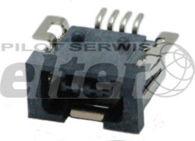 Gniazdo miniUSB 4pin typ A SMD z podwójnym kluczem