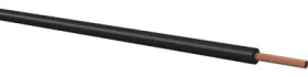 PVC-switching strand, extremely flexible, LifY, 1.5 mm², 392 x 0.07 mm, black, outer Ø 3.4 mm, 160115009