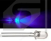 Dioda LED 5mm ultrafiolet 700mcd L5UVC50A/OSV6YL5111A OPTOSUPPLY Pbf