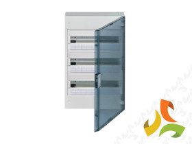 Rozdzielnica natynkowa 54 modułowa 3x18M drzwi transparentne IP40 VEGA18 VB318TB HAGER