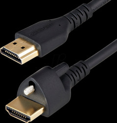 HDMM2MLS HDMI Cable Plug/Plug, Screw-on, 4K2K, 60 Hz, 2.0 m.