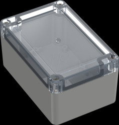 6U07120806139 Industrial housing, 120 x 80 x 60.2mm, IP66/IP68, light gray