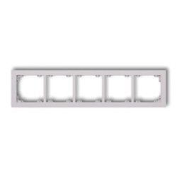 DECO Ramka pięciokrotna DECO Pastel Matt liliowy 41DR-5