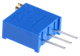 Potencjometr dostrojczy 2MΩ THT 0.5W 25 -zwoje Regulacja górna 2,19 mm