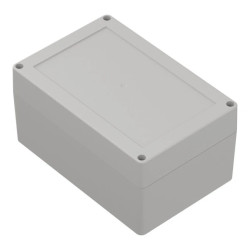 ZP180.120.90J TM PC - Obudowa plastikowa ZP180.120.90 jasna z tulejkami mosiężnymi PC