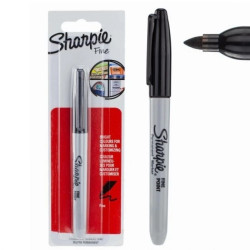 Marker permanentny czarny 1,0mm Sharpie Fine blister