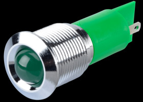 Q16P1CXXG24E Indicator LED, 24 V DC, 16 mm, FASTON, green/BrC
