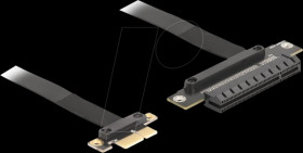 81496 Riser Card PCI Express 3.0 x1 male to x8 slot with cable 30 cm