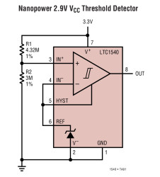 Nanopower Comparator with Reference