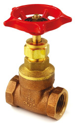 Zawór zasuwowy 1/2cal BSPT żeńskie RS PRO