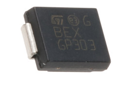 Dioda TVS dwukierunkowa Montaż powierzchniowy SMC 37.1V 69.7V SM15T39CA