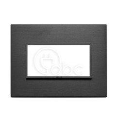 Ramka ozdobna Eikon Evo, 4M, Total Black, 21654.18