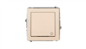 Deco Przycisk /Światło/ Beżowy 1Dwp-5
