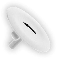 Cap, for pushbutton, ZBA334