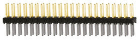 Złącze szpilkowe 44-pinowe TSW raster: 2.54 mm Prosty 2-rzędowe Samtec Otwór przelotowy 550 V Bez osłony