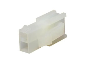 Obudowa złącza zagniatanego 2-pinowe 2-rzędowe raster: 4.2mm Molex Męski Montaż na panelu Mini-Fit 5558, 30490 Końcówki